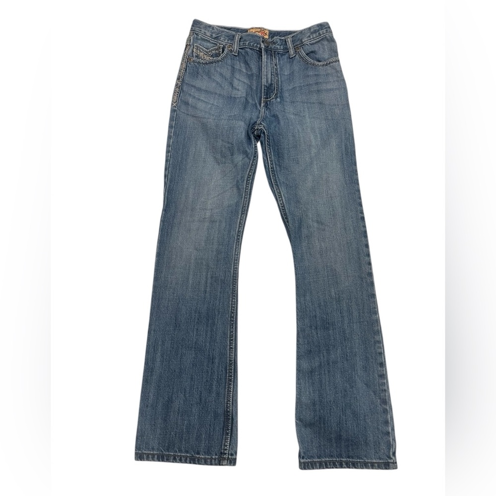 EUC Wrangler Boy’s 42 Vintage Boot Jeans Size 16 Regular.